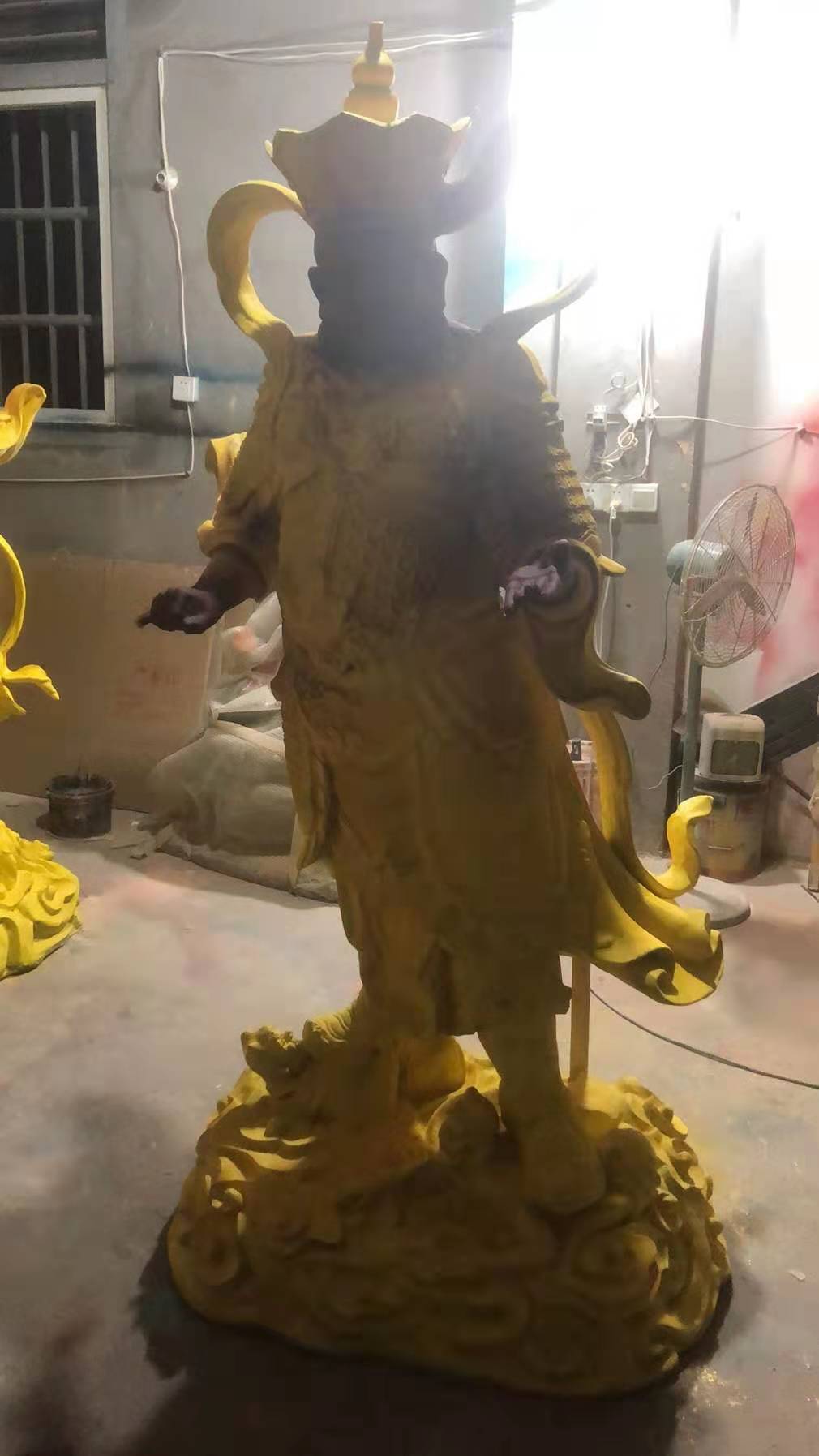 万彩网2816四大天王贴金缘起