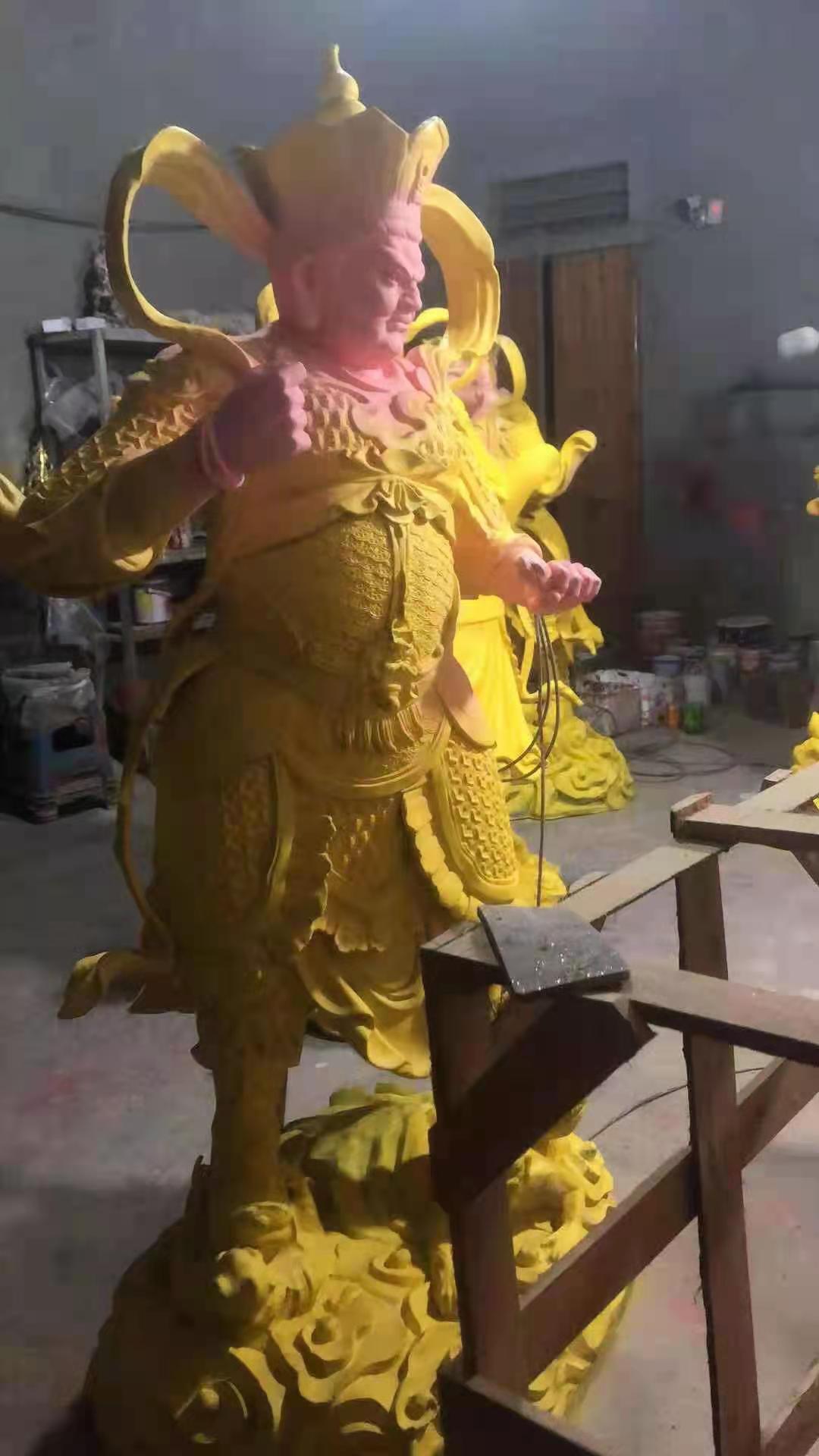 万彩网2816四大天王贴金缘起